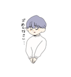 むらさきのかみの子（個別スタンプ：9）