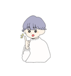 むらさきのかみの子（個別スタンプ：15）
