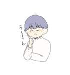 むらさきのかみの子（個別スタンプ：18）