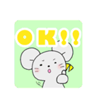 ねずみさんのスタンプです。2（個別スタンプ：13）