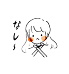 手書きほっぺた女の子たち（個別スタンプ：10）