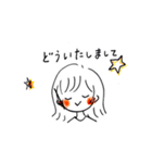 手書きほっぺた女の子たち（個別スタンプ：12）
