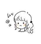 手書きほっぺた女の子たち（個別スタンプ：18）