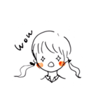 手書きほっぺた女の子たち（個別スタンプ：21）