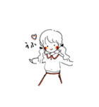 手書きほっぺた女の子たち（個別スタンプ：24）