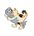 三毛猫円円（個別スタンプ：5）