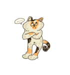 三毛猫円円（個別スタンプ：19）