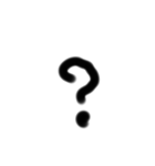 シンプルアルファベット小文字o〜z（個別スタンプ：13）