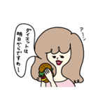 清楚系女子（個別スタンプ：16）