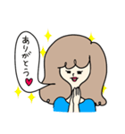 清楚系女子（個別スタンプ：20）