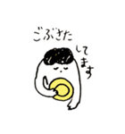 こんにちは帽（個別スタンプ：3）