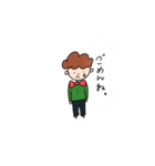 もじゃもじゃver.01（個別スタンプ：4）