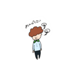 もじゃもじゃver.01（個別スタンプ：10）