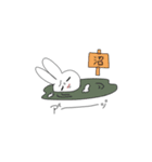 推しに生きるうさぎ（個別スタンプ：9）