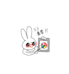 推しに生きるうさぎ（個別スタンプ：14）