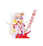 頑張る巫女お姉さん3（個別スタンプ：21）