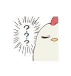 少し残念だけどジェントルなニワトリ（個別スタンプ：21）