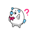 白々しいクマ（個別スタンプ：3）