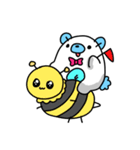 白々しいクマ（個別スタンプ：4）