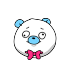 白々しいクマ（個別スタンプ：5）