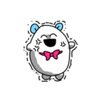 白々しいクマ（個別スタンプ：9）