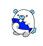 白々しいクマ（個別スタンプ：10）