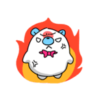 白々しいクマ（個別スタンプ：23）