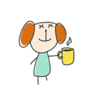 ゆるいいぬ 日常（個別スタンプ：4）