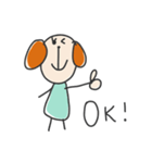 ゆるいいぬ 日常（個別スタンプ：5）