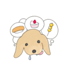 たれ耳わんこダックスのスタンプ（個別スタンプ：14）