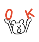 しんぷる くまさん。02（個別スタンプ：26）
