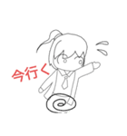 オリジナルキャラクターでスタンプ（個別スタンプ：7）