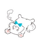 ほわほわ白にゃんこ（個別スタンプ：31）