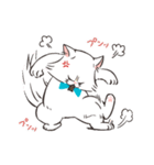 ほわほわ白にゃんこ（個別スタンプ：37）