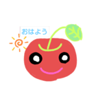 りんごちゃんの1日（個別スタンプ：1）