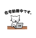 アベイラブルのコンサルねこ（個別スタンプ：1）