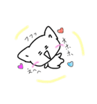 日常会話のスタンプを白ネコ犬と共に。（個別スタンプ：31）