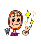 ばどんくん(バドミントン)（個別スタンプ：20）