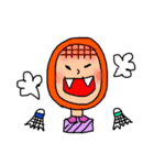 ばどんくん(バドミントン)（個別スタンプ：38）
