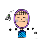 ばどんくん(バドミントン)（個別スタンプ：40）