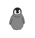 使いやすいシンプルなペンギンのスタンプ（個別スタンプ：28）