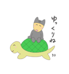おうちとそとにいるいぬ（個別スタンプ：35）