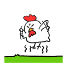 ニワトリ日記 3（個別スタンプ：1）