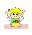 ゆるっと天使ちゃん（個別スタンプ：19）