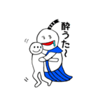 ちょんまげとわたし（個別スタンプ：1）