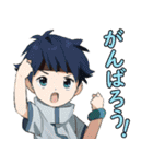 TBKのふわふわ可愛い少年日本語バージョン（個別スタンプ：10）