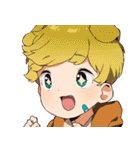 TBKのふわふわ可愛い少年日本語バージョン（個別スタンプ：14）