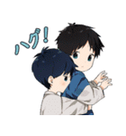 TBKのふわふわ可愛い少年日本語バージョン（個別スタンプ：20）
