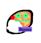 ギョロメの仲間たち in italiano（個別スタンプ：2）