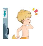 TBKのふわふわ可愛い少年英語バージョン（個別スタンプ：26）